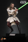 HOT TOYS MOVIE MASTERPIECE SERIES MMS880 STAR WARS EPISODE I THE PHANTOM MENACE QUI GON JINN ACTION FIGURE [PRE ORDER]