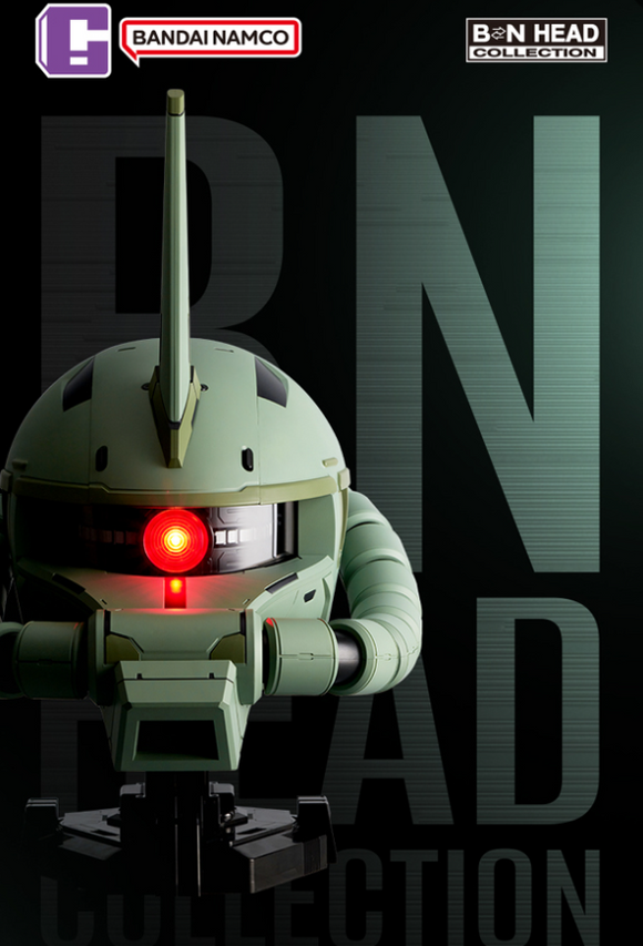 BANDAI NAMCO GUNDAM BN HEAD COLLECTION VOLUME 5 MS-06F ZAKU II FIGURE [PRE ORDER]