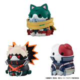 MEGAHOUSE MEGA CAT PROJECT MY HERO ACADEMIA NYANTO THE BIG HEROACA CATS SERIES MIDORIYA & BAKUGO & TODOROKI SET (WITH GIFT) FIGURE [PRE ORDER]