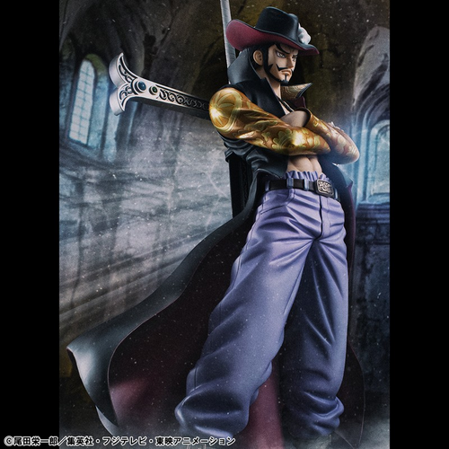MEGAHOUSE PORTRAIT.OF.PIRATES ONE PIECE SA-LIMITED HAWK EYE DRACULE MIHAWK VERSION R FIGURE [PRE ORDER]