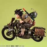MEGAHOUSE DRAGON BALL Z DESKTOP REAL MCCOYEX SON GOKU & BIKE FIGURE [PRE ORDER]