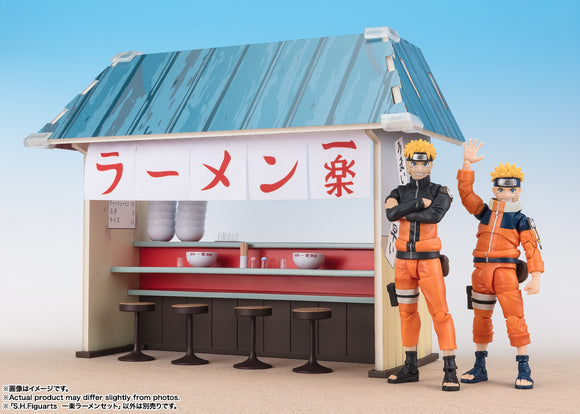 BANDAI SPIRITS S.H.FIGUARTS NARUTO SHIPPUDEN NARUTO ICHIRAKU RAMEN SET FIGURE [PRE ORDER]